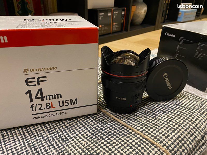 Objectif canon 14mm Photo, audio vidéo