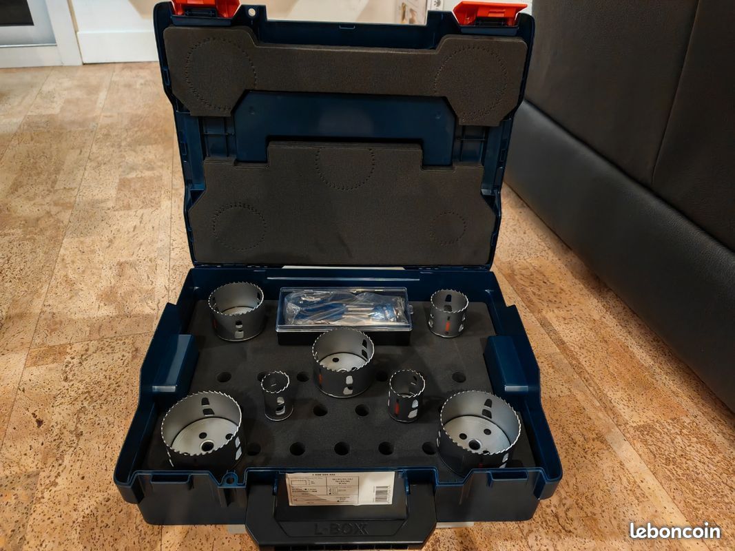Bosch Pro Power Change Plus Lot de scies cloches multi-matériaux avec L-Boxx (image 1)