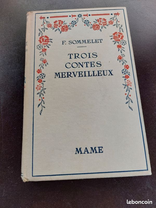 Livre ancien Trois contes merveilleux F. Sommelet (image 1)