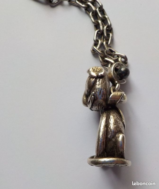 Collier Argent Ancien Début 1900 - Poinçon Crabe, Vintage
