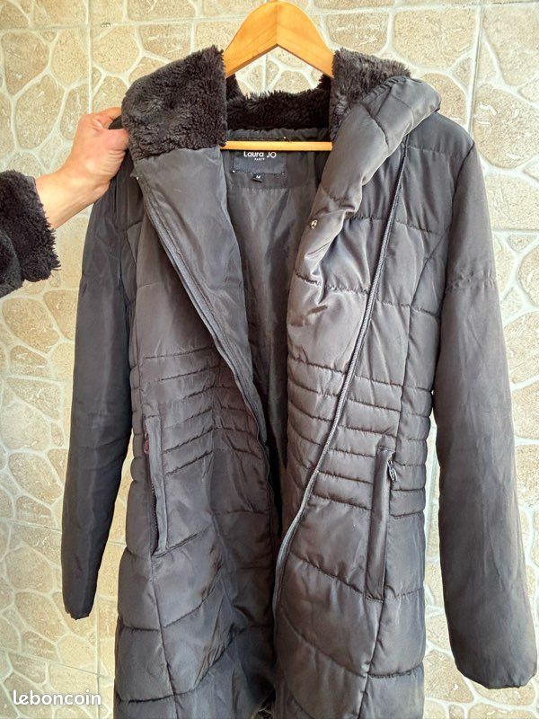 Veste Doudoune Femme Laura Jo - Taille M (38) - Bleu - Neuf Avec étiquettes - Polyester - Pour Toutes Saisons