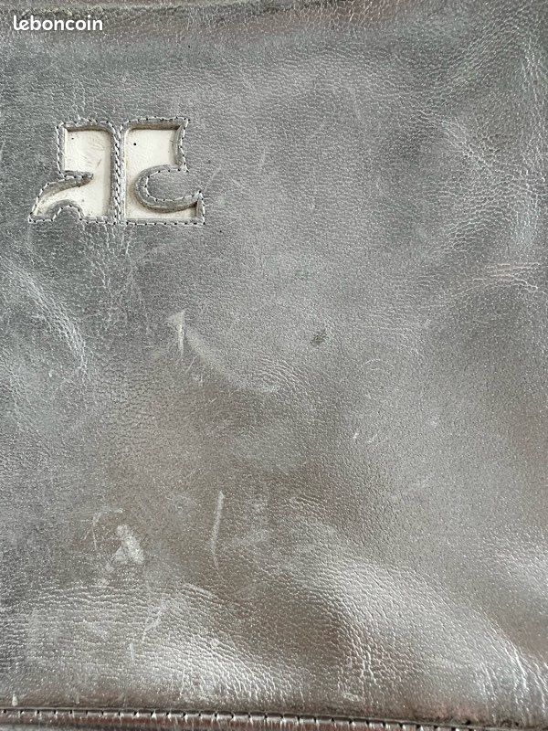 Petit sac Courrèges argenté YK2 (image 3)