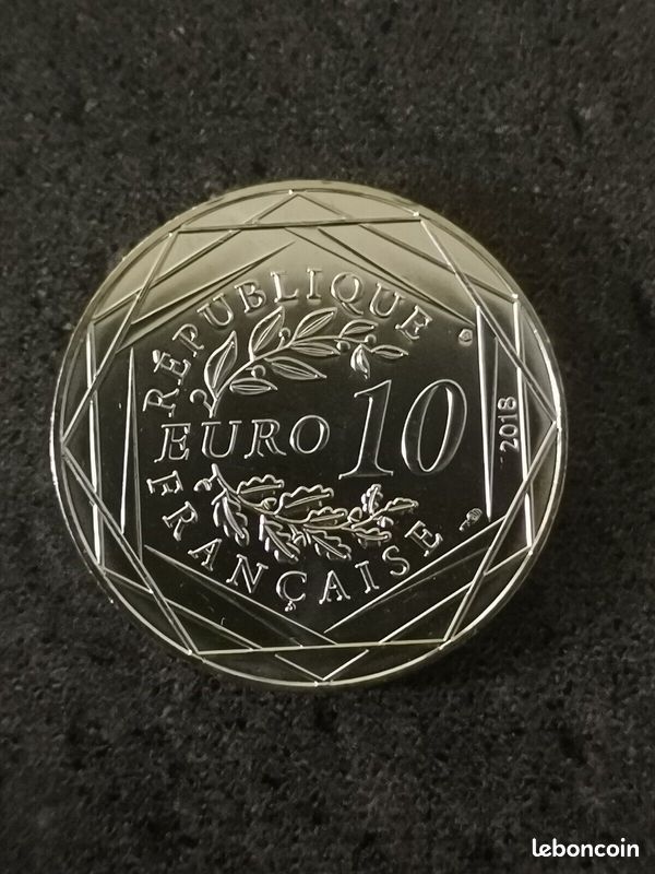 10 euro argent 2018 avignon mickey & la france / silver euros (image 2)