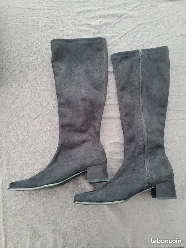 Bottes André en daim taille 40 (image 2)
