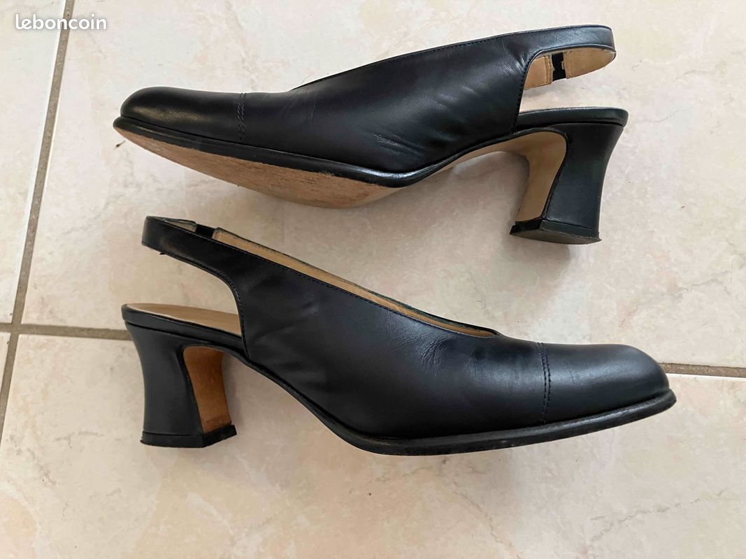 Escarpins Cuir Escarpin Bout Ouvert San Marina Escarpins San