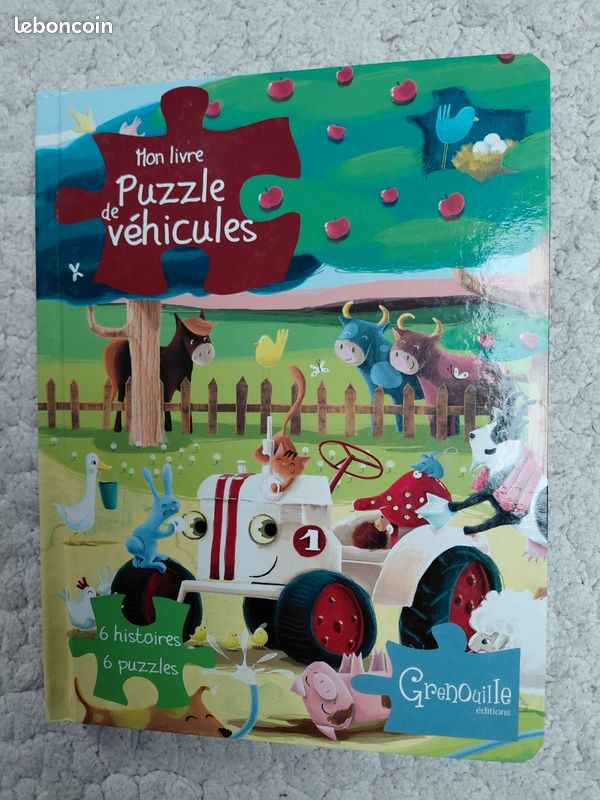 Livre - Puzzle de Véhicules (image 1)