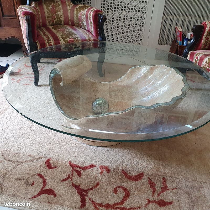 Table basse de salon coquillage (image 2)