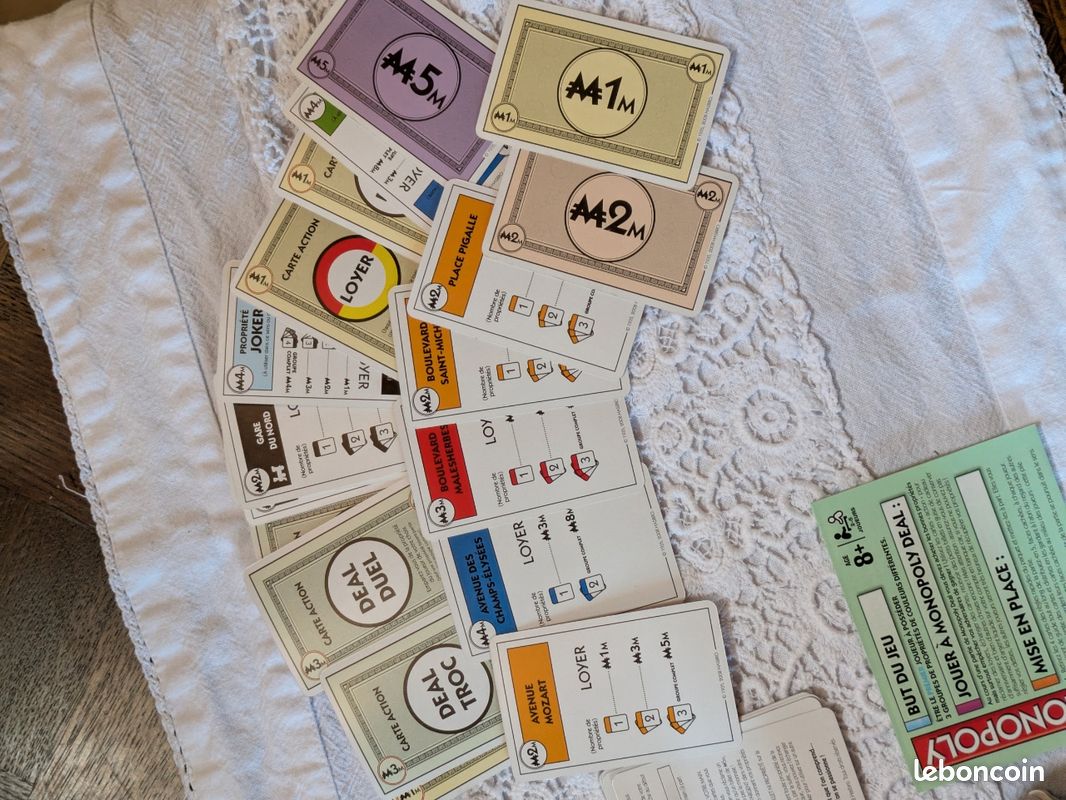 Generic Jeu de cartes Monopoly Deal version anglaise à prix