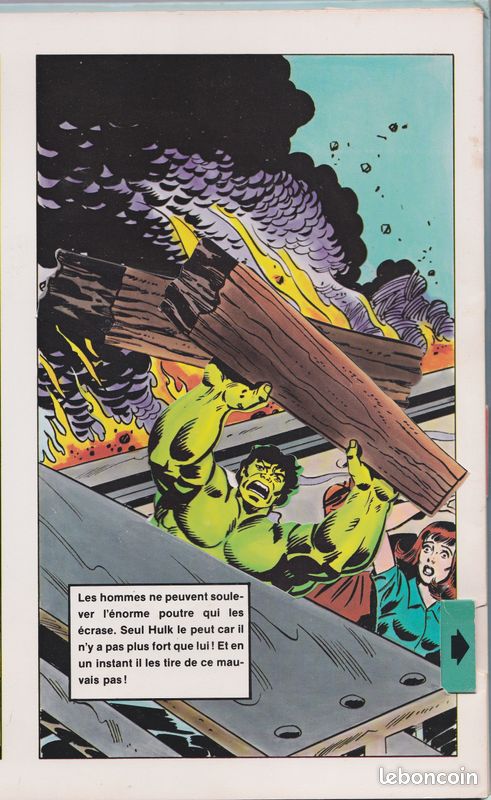 L'INCROYABLE HULK en relief et animé - 1981 (image 7)