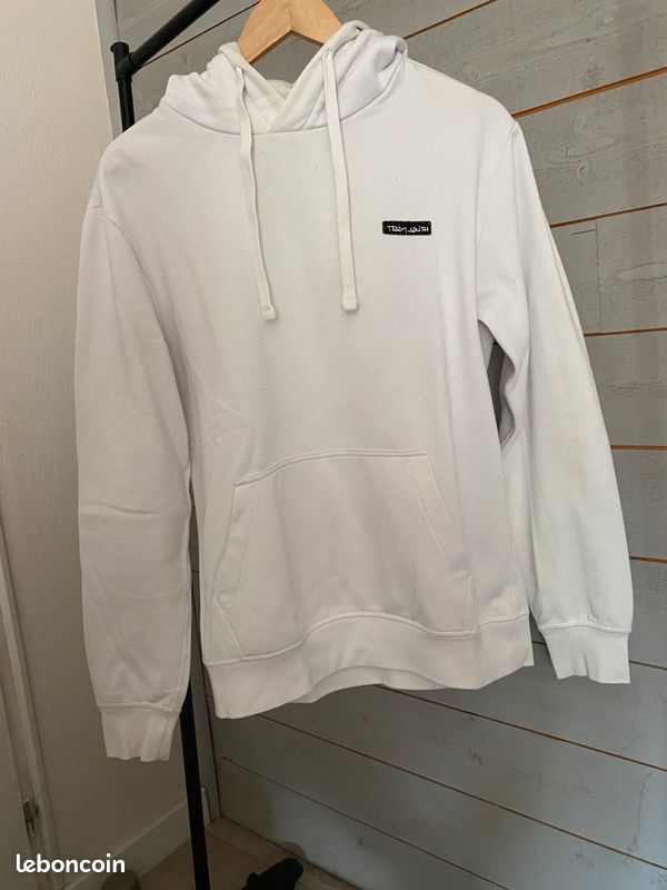 Sweat-shirt blanc teddy smith Vêtements