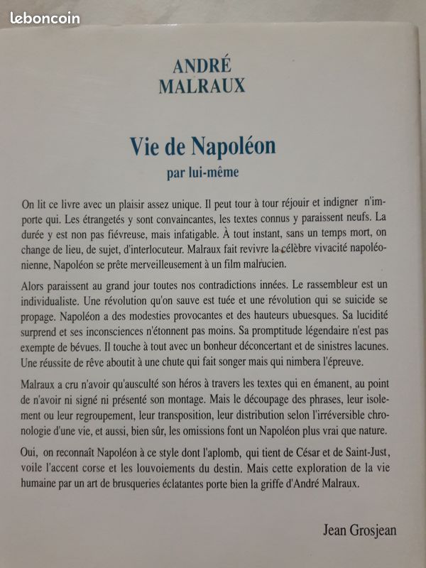 Vie de Napoléon par lui-même de A.Malraux (image 2)