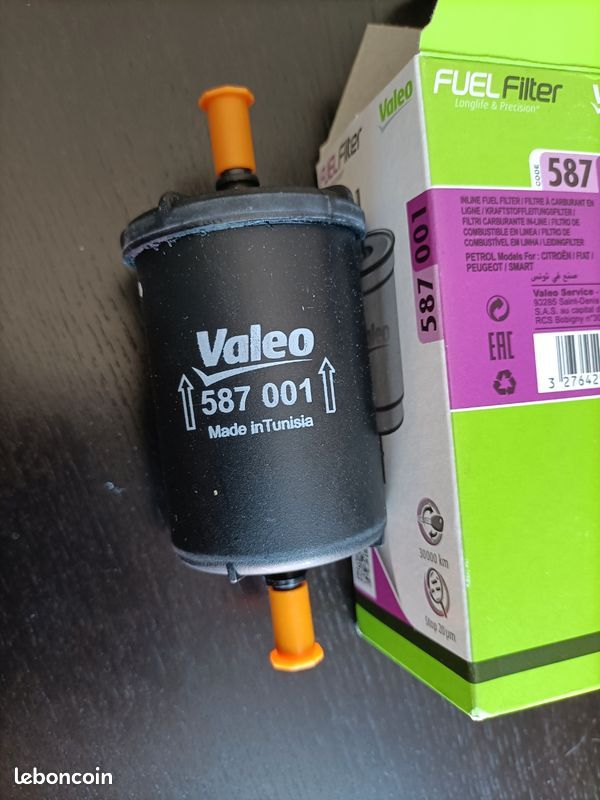 VALEO 587001 Filtre à Carburant - Haute Filtration, Compatible Renault, Peugeot, Citroën