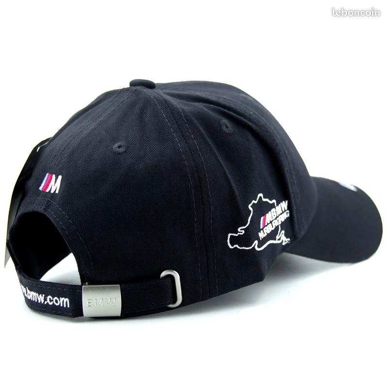 Casquette Baseball BMW Logo - Bleu Marine, 100% Coton, Taille Ajustable (neuve Sans étiquettes)