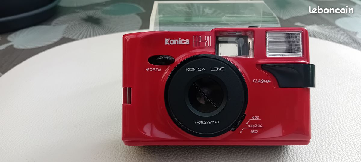 Étui D'Origine Konica Pour Appareil Photo EFP-20 / Espio 120 SW - Rembourré - Occasion