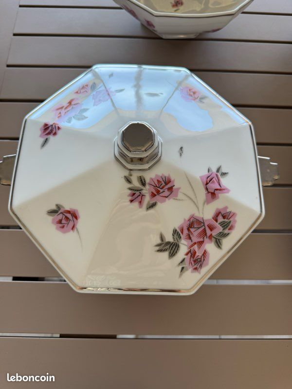 Ancien service vaisselle Limoges 36 pièces