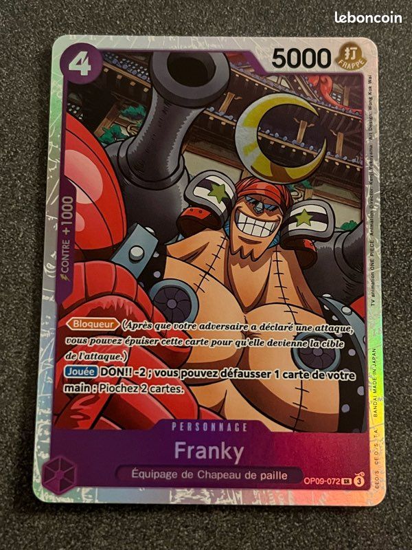 Carte One Piece Emperors In The New World OP09-072 : Franky – CPC - Cartes Pokémon, One Piece & Yu-Gi-Oh Carte One Piece Emperors In The New World OP09-072 : Franky – CPC - Cartes Pokémon, One Piece & Yu-Gi-Oh