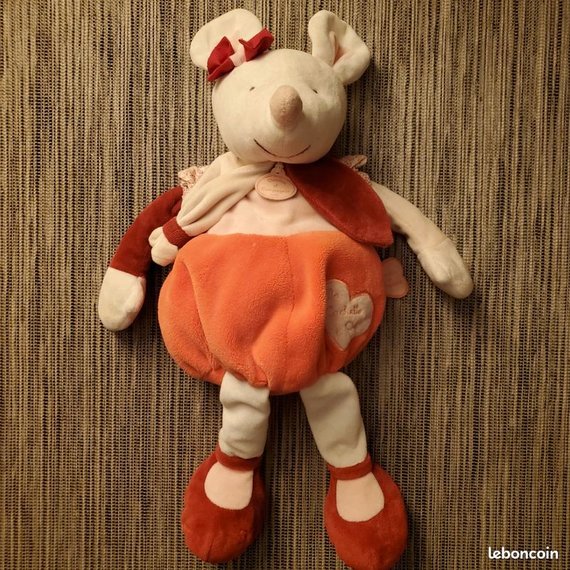 Doudou souris range pyjama fille (image 1)