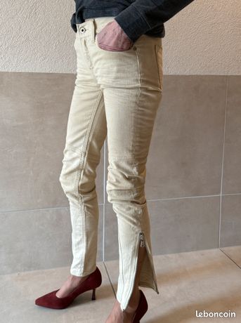 Culotte D'équitation Harry Hall - Taille 30 - Beige - Légère Coloration