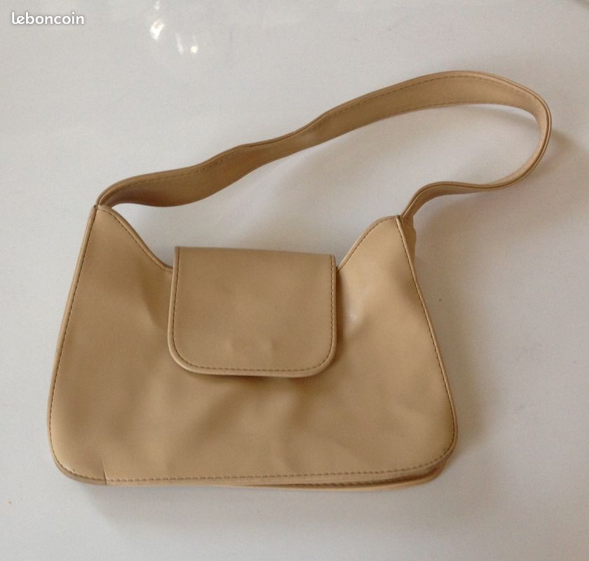 Sac a mains beige (image 1)