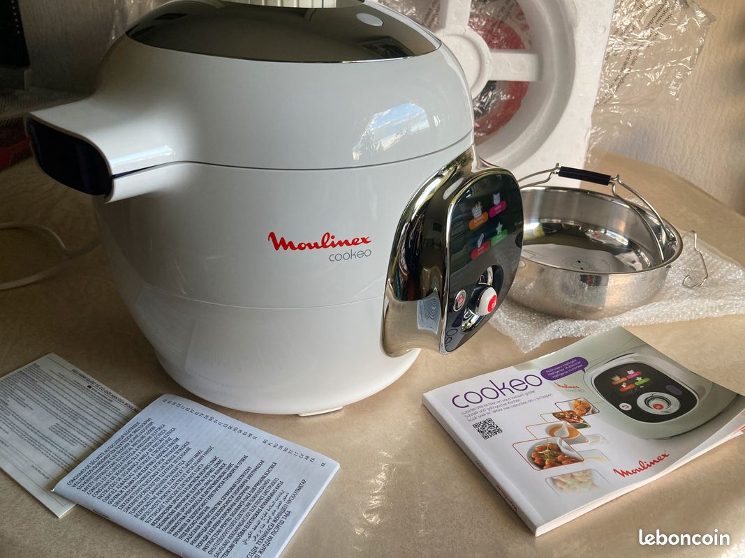Multicuiseur Intelligent Moulinex Cookeo - 6L, 1200W, 100 Recettes | Guide Pas à Pas, 6 Modes De Cuisson