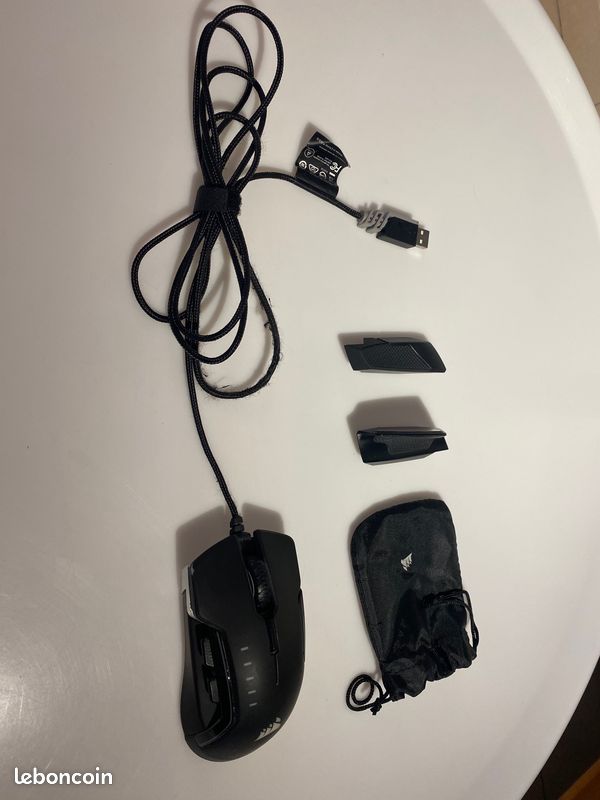 Souris + Tapis (Corsair Glaive RGB + Razer Firefly RGB) (image 1)