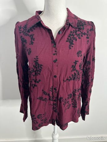 Chemise Velours Imprimée Vany Kaki // ba&sh FR