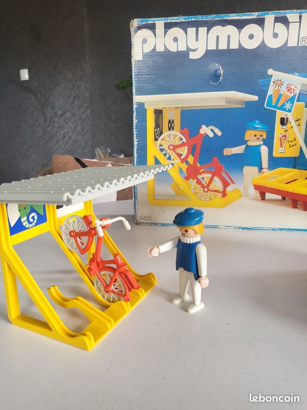 Playmobil 3418 Kiosque à Vélos Avec Parking - Boîte Vintage - Occasion