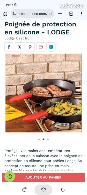 Ustensiles de cuisson en silicone pour friteuse à air | Friteuse à air