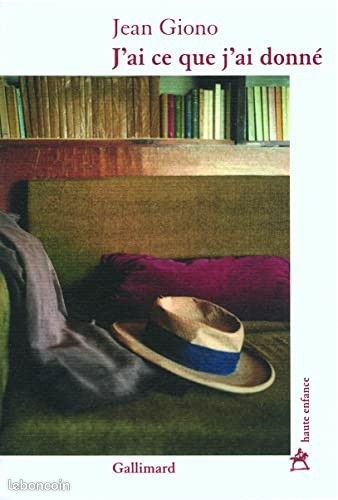 Ce que j ai donne (image 1)