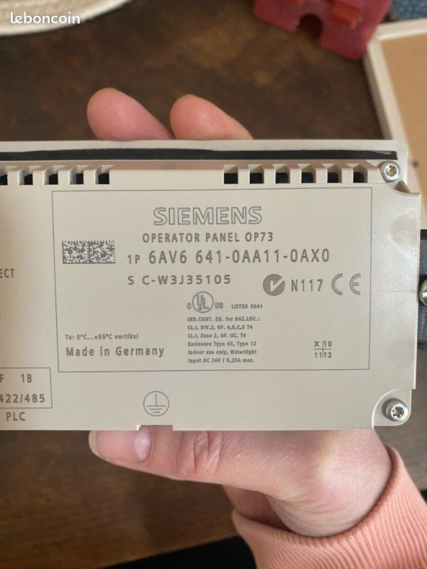 SIEMENS OPERATOR PANEL OP73 1P 6AV6 641-0AA11-0AX0 - Usato Funzionante