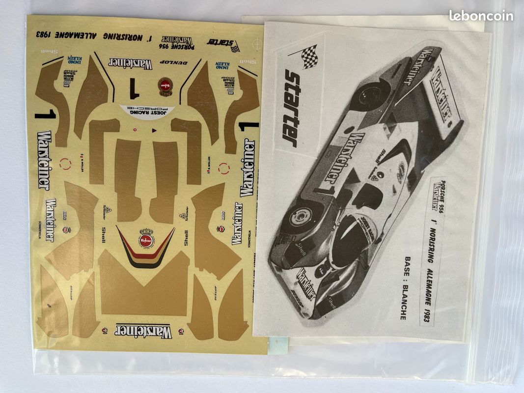 Porsche 956 Brun Motorsport Warsteiner 4° Le Mans 1984 - Maßstab 1:64