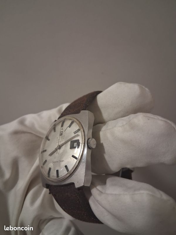 Montre Tissot Seastar Seven Homme - Années 70 - Vintage Fonctionnelle - Excellent État Avec Défauts