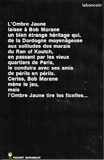 Bob Morane – L’Héritage de l’Ombre Jaune – T11 1973 - 63ème aventure – Pocket Marabout n° 1022 (image 2)