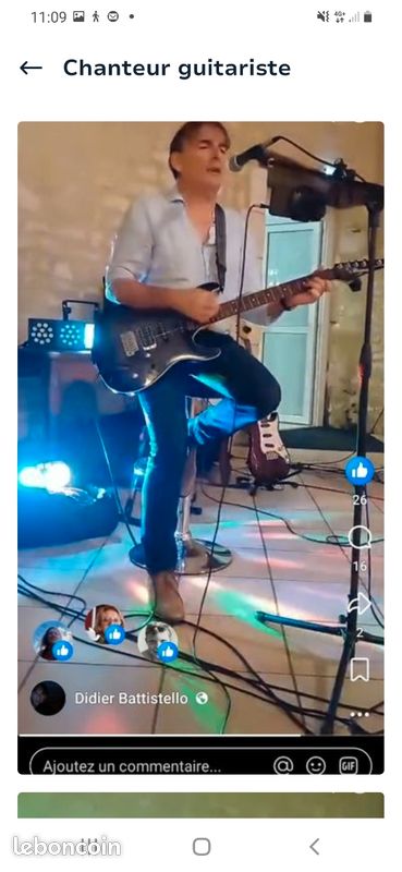 Chanteur guitariste (image 1)