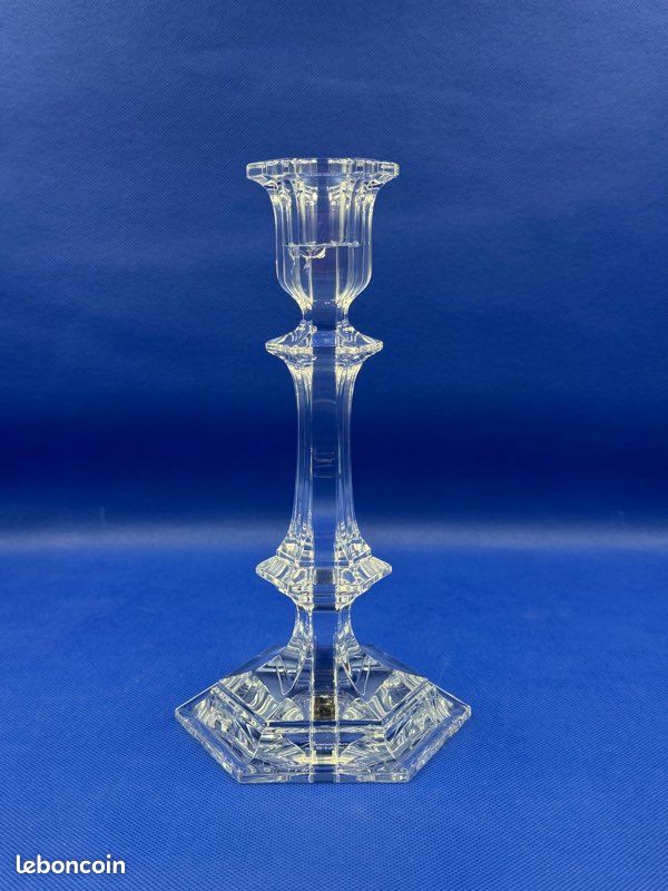 [ accidents ] Bougeoir Baccarat Philippe Starck cristal Harcourt (image 1)