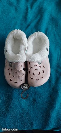 Gifi Crocs Fourrés Gifi Sabots Hipps Crocs Feuille Taille 30/31