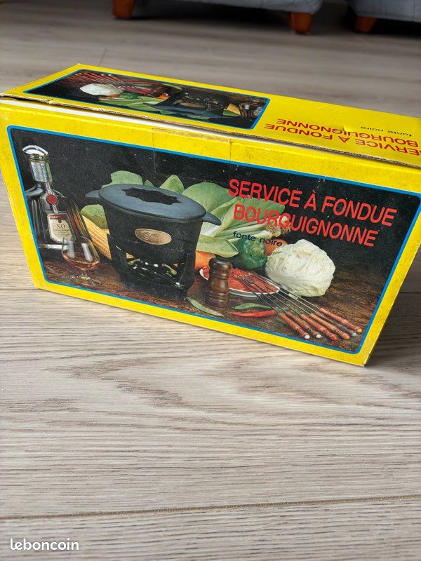 Set Fondue Bourguignonne Fonte Émaillée Rouge Table Et Cook - Hhf-0255 à Prix