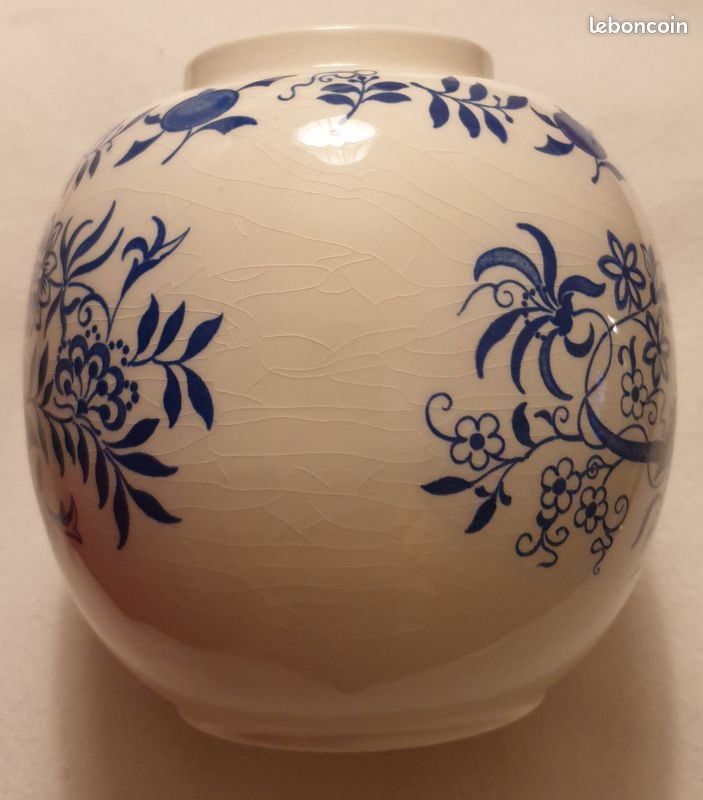 Vase boule SADLER faience anglaise Staffordshire (image 2)