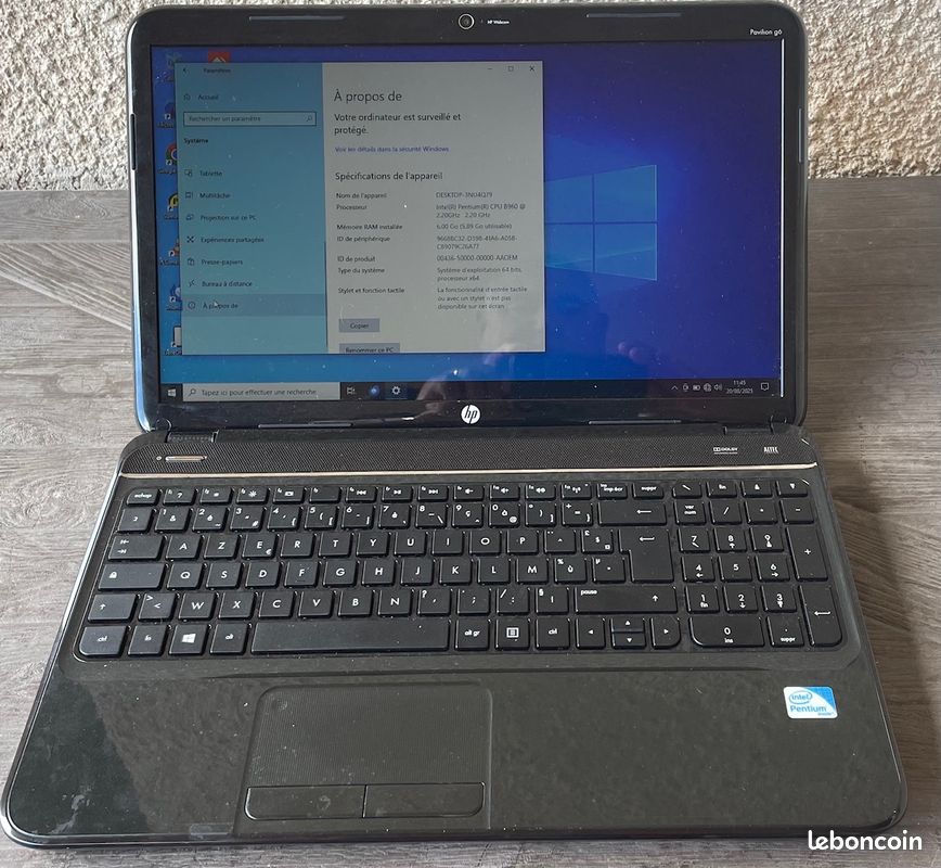 Ordinateur portable hp pavillon g6 windows 10 ltsc Ordinateurs
