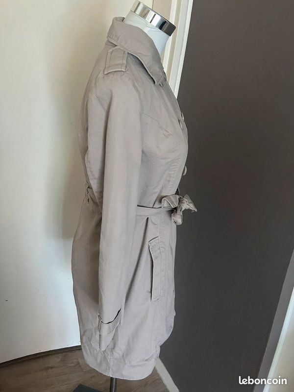 Trench coat la city beige ceinturé – Chic & intemporel taille 36 (image 7)