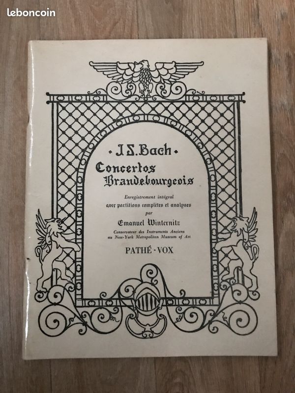 Partitions concertos brandebourgeois Bach (image 2)