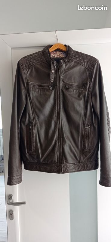 Blouson cuir Izac taille M Vêtements