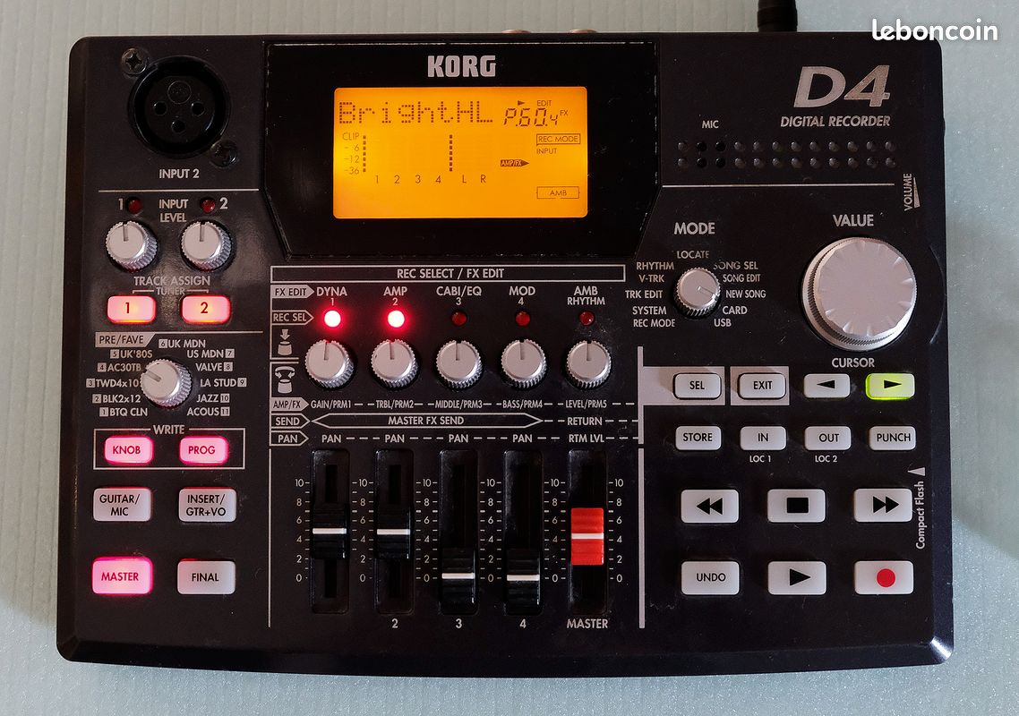 Enregistreur numérique multipistes KORG D4 (image 2)