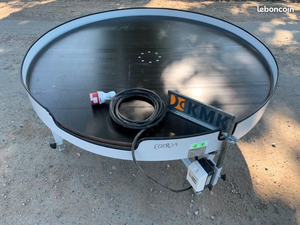 Table tournante TO 150 avec paroi latérale KMK (image 1)