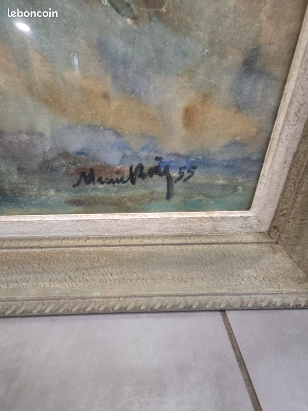 Tableau ancien signée (image 2)