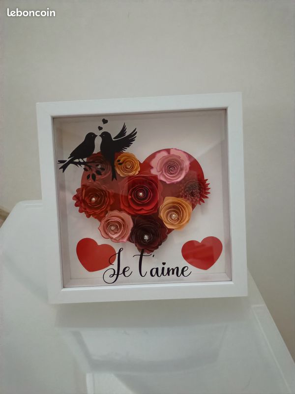 Cadre Photo Clip Sans Verre – Cadeau Saint-Valentin – Neuf