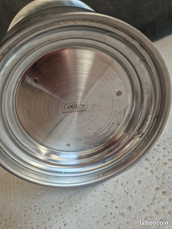 Seau à Champagne Couzon - Inox 18/10 - Rafraîchisseur à Glaçons - Occasion France