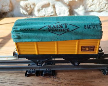 Voiture De Train Voyageurs Trans Europ Meccano - Échelle HO, Vintage, Modélisme Ferroviaire, Occasion