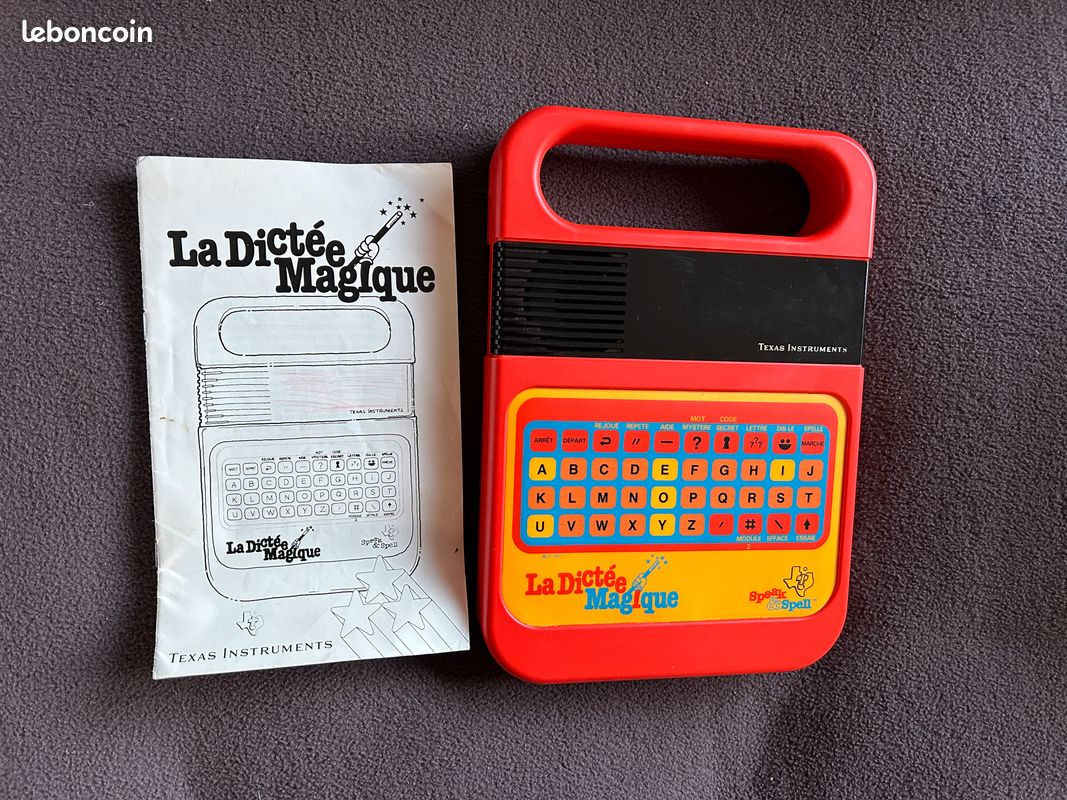 La Dictée Magique avec le Word Module Texas Instruments en