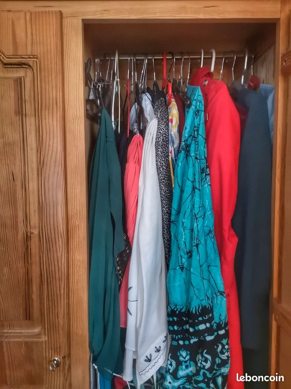 Armoire vintage bois de pin massif Paris (image 4)